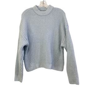 Abercrombie & Fitch Sky Blue Soft Collection Crew Neck Sweater Size M Preppy